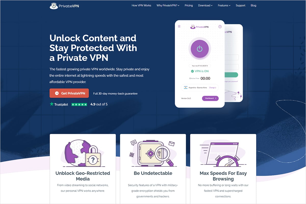 PrivateVPN Official Website