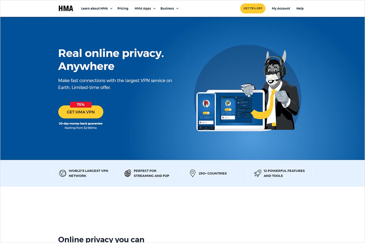 HMA VPN Official Website