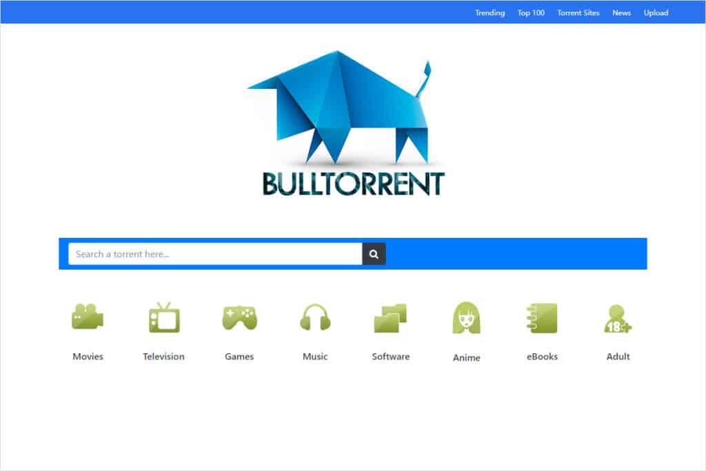 BullTorrent Website