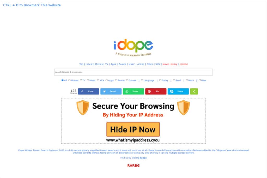 iDope Website